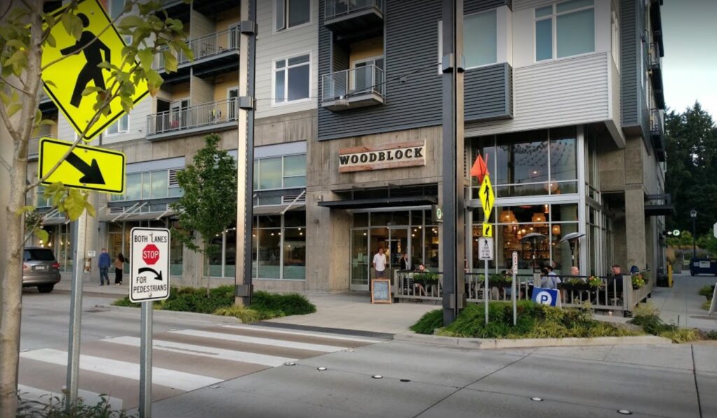 Image of Woodblock restaurant exterior. Image courtesy of Google.